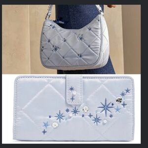 Vera Bradley Frannie Crossbody Bag & Wallet CINDERELLA PAISLEY ON MORNING GLORY